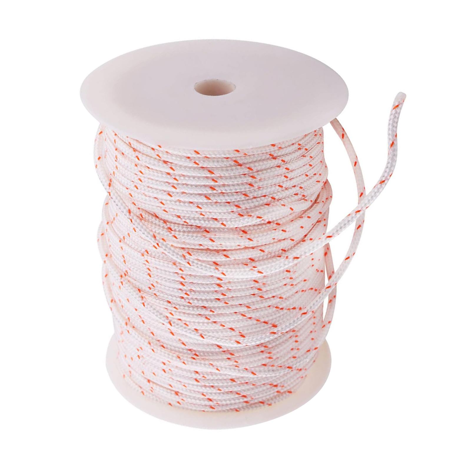 Magideal - Cuerda De Arranque, Cordón De Tracción, Nailon De Repuesto Suave Y Resistente Para Cortacéspedes, Cortadoras De Leña, Cepillos, Bordeadoras Y Piezas D 35 Mm