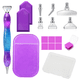 thumbnail image 1 of Bolígrafo con accesorios para pintura de diamantes, juego de 18 piezas para pintura de diamantes 5D, cabezales de repuesto para bolígrafo de taladro de metal de 6 estilos, 1 of 7