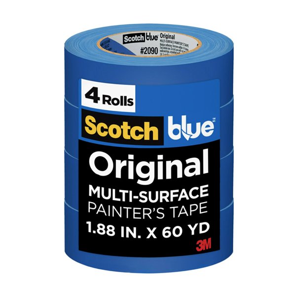 Cinta de pintor original ScotchBlue para múltiples superficies, 48 mm x 55 m