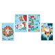 thumbnail image 1 of Pegatinas De Ventana De Decoración Navide?a, Mu?eco De Nieve De Alce De Papá Noel Para Ventana, Puerta, Vidrio, Estilo B, 1 of 5