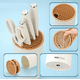 thumbnail image 2 of Set de cuchillos de cocina 5 piezas de acero inoxidable, 2 of 6