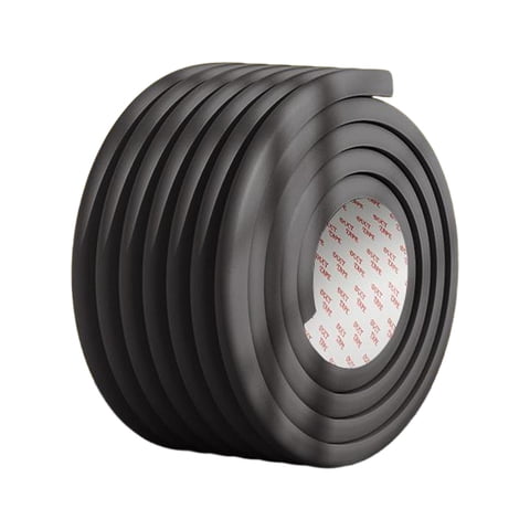 Magideal - Almohadilla De Escalera Para Litera, Protección De Escalones, Protección De Bordes, Almohadilla De Esquina, Amortiguación Suave Y Antideslizante Para Negro