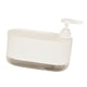 thumbnail image 1 of Dispensador De Jabón De Cocina Portátil Con Soporte Para Esponja Para Encimera, Color Blanco, 1 of 3