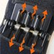 thumbnail image 5 of Par Rodillera Apoyo Antideslizante Elevador Rodillas Resorte Negro Unica, 5 of 7