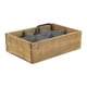 thumbnail image 1 of Divisor metálico Caddy Cheung's de madera con 6 ranuras, marrón, hecho a mano, 1 of 5