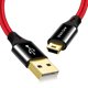 thumbnail image 1 of Cable Mini USB AGVEE de 1 m trenzado USB-A a Mini-B de 5 pines, 1 of 3