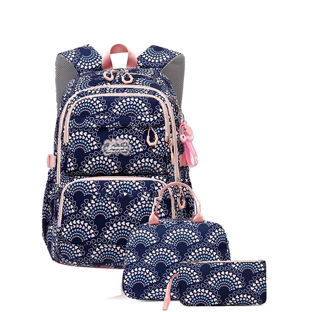 Rolling School Bags for Girls Backpack Children Waterproof School Backpacks with Wheels Middle School Trolley Luggage Back Pack