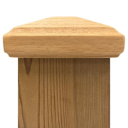 Tapa Para Poste Captiva De Madera De Caoba 3 5 X 3 5 In Para Poste 4x4