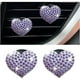 thumbnail image 1 of Clip de ventilación para ambientadores de automóviles, diseño exterior amoroso, diamantes de imitación de vidrio, decoración interior brillante del automóvil, hermosos accesorios para mujeres y niñas, 1 of 5