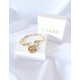 thumbnail image 3 of Pulsera Carre Eslabon Medalla Angel, Perla Enchapado Oro 18k Amarillo, 3 of 3