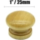thumbnail image 4 of ® Paquete de 20 tiradores de muebles para armarios, armarios, armarios, tiradores de madera natural de 25 mm, 4 of 5