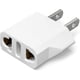 thumbnail image 1 of Adaptador de enchufe Unidapt de EU a US para viaje, 1 unidad, blanco, 1 of 8