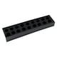 thumbnail image 2 of Florero Acrílico Rectangular Negro 45x10x6.5cm 18 Agujeros, 2 of 3