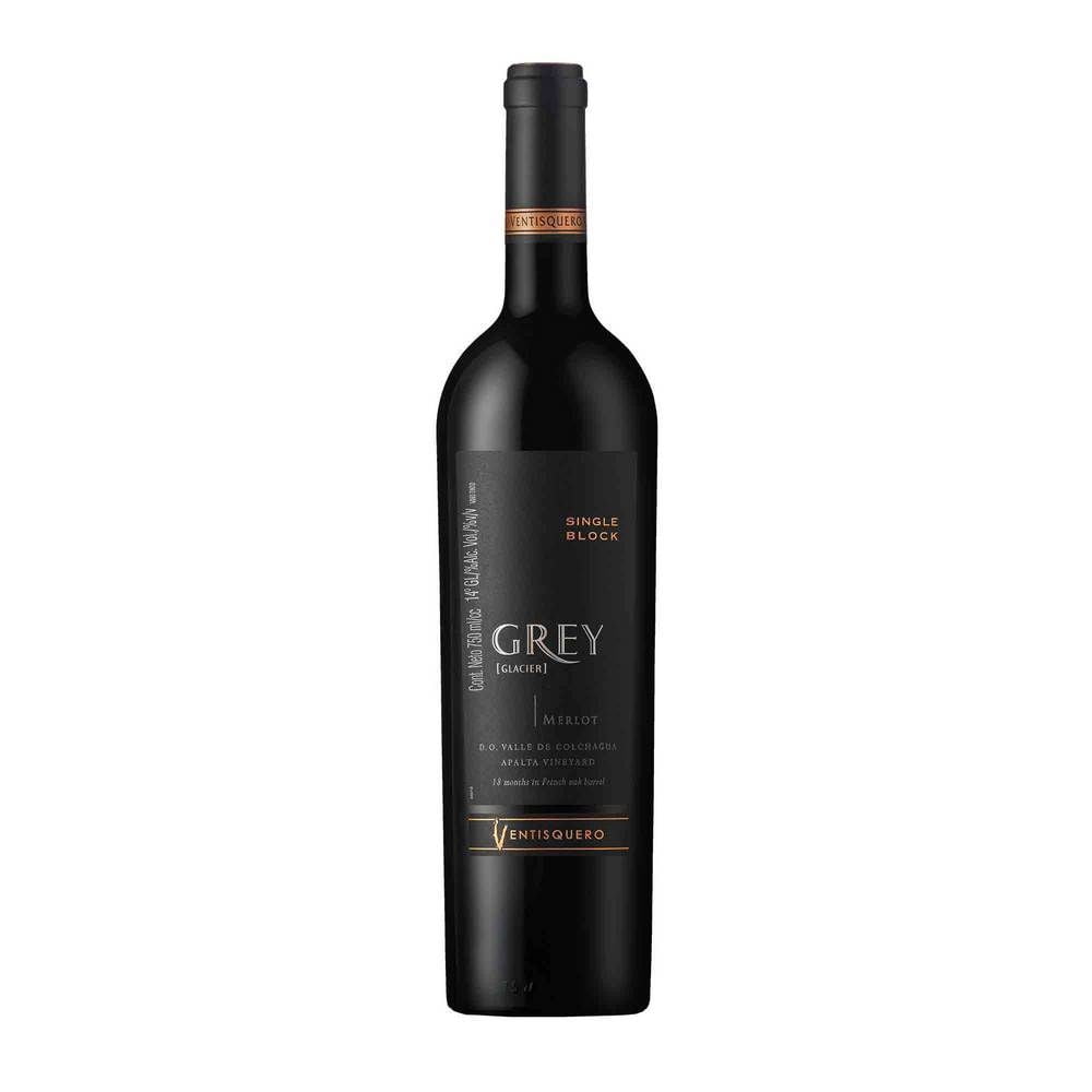 Vino Tinto Merlot Premium Botella 750 cc Grey