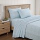 thumbnail image 2 of Juego de sábanas Tommy Bahama Palmtastic Blue Algodón Percale Queen, 2 of 8