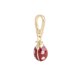 thumbnail image 3 of Dije Coach Mariquita 2,5 cm de esmalte rojo brillante, 3 of 7