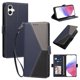 thumbnail image 2 of Cartera Plegable para Samsung Galaxy A07, PU Tricolor con Ranuras, Azul Oscuro, 2 of 6