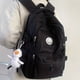 thumbnail image 1 of Trendy Bear Pattern Backpack, Simple Preppy Style School Bag, Versatile Travel Bookbag, 1 of 5