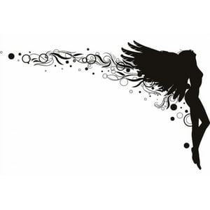 Rienda Libre Graphics - Decomural Sparkle Angel Ws-18673