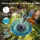thumbnail image 2 of Baño pájaros colgante agua fluyendo solar cascada fuente jardín patio, 2 of 7