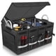 thumbnail image 1 of Bolsa para maletero, organizador de maletero con tapa, organizador de maletero de coche, bolsa para coche, caja de maletero de coche, práctica, impermeable, antideslizante, plegable con asas de alumin, 1 of 5
