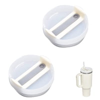 Aeskeia - Tapa De Vaso De 1182 Ml Compatible Con Stanley Quencher De 40 Oz, Paquete De 2