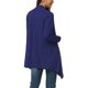thumbnail image 3 of INSPIRE CHIC Cárdigan Ligero de Manga Larga Casual con Frente Abierto y Drapeado para Mujer Primavera Otoño M Azul Real, 3 of 6