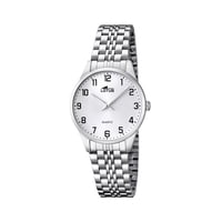 Reloj 15884/1 Lotus Blanco Mujer Acero Clasico