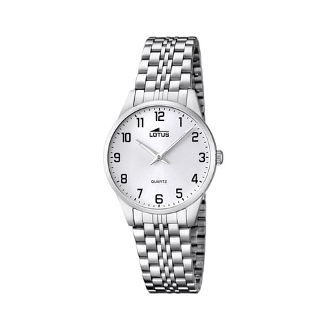 Reloj 15884/1 Lotus Blanco Mujer Acero Clasico