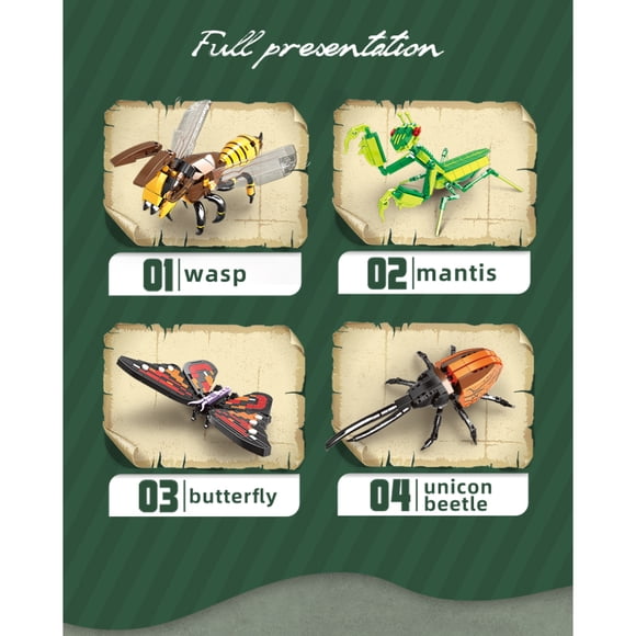 Set Mundo Insectos 4 Cajas En 1 C0633