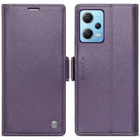 Caseme Tipo Cartera Xiaomi Poco X5 5G Con Cierre Magnético, Rfid, Tarjetero, Soporte, Carga Inalámbrica
