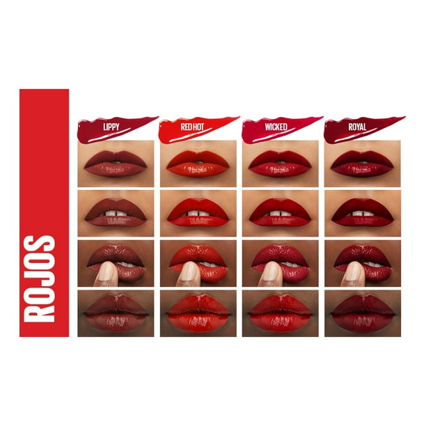 4 Labiales Superstay Vinyl Ink Rojos Hasta 16H Maybelline | Lider