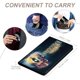 thumbnail image 4 of En tus Sueños Porta Pasaporte y Cartera de Viaje Premium de Cuero PU, Funda de Pasaporte Bloqueo RFID con Ranuras para Tarjetas de Crédito, Estuche para Libro de Pasaporte para Familia 10cm × 15cm, 4 of 6