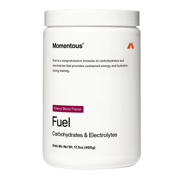Momentous Fuel — Cherry Berry · Carbohidrato + Electrolitos Intra-Entrenamiento