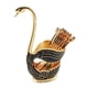 thumbnail image 4 of Cisne Vajilla Soporte Base Platería Palillos Tenedores Cubiertos Juego Negro, 4 of 5
