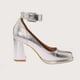 thumbnail image 4 of Zapato Tacón Plateado Vía Franca, 4 of 5