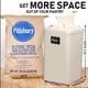 thumbnail image 2 of Recipientes de almacenamiento de alimentos WHITE FEATHER SUPPLIES, 6.5 L x 2, 2 of 9