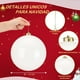 thumbnail image 4 of Pack 12 Esferas Navidad Bambalinas 6cm Adornos Para Arbolito AZUL, 4 of 4