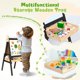 thumbnail image 3 of Easel IDEA FAMILY 3 en 1 para niños pequeños con bandeja de madera, 3 of 7