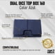 thumbnail image 2 of PORTAMAZO DUAL DICE TOP BOX 160 Azul, 2 of 2