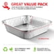 thumbnail image 2 of Bandejas de aluminio cuadradas de 8x8 pulgadas, paquete de 50, Stock Your Home, 2 of 7