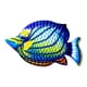 thumbnail image 1 of Fish Decor Estatua Decoración De Pared Para Baño Balcón Oficina Azul, 1 of 3