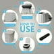 thumbnail image 2 of Inodoro Portátil Baño Plegable Para Camping, 2 of 3