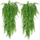 thumbnail image 1 of 2 enredaderas colgantes artificiales de helecho, hojas de hiedra de plástico para decoración interior y exterior, para sala de estar, balcón y dormitorio., 1 of 5