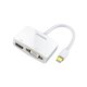 thumbnail image 1 of Adaptador UGREEN Mini DisplayPort a HDMI VGA 4K para MacBook, 1 of 9