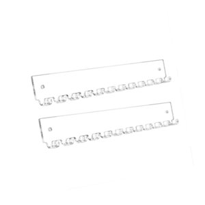 Magideal - Soporte De Pared Para Collares, Soporte Para Presentación De Joyería, Colgador De Acrílico Transparente Montado En La Pared, Organizador De Joyas Para