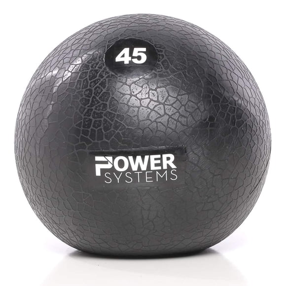 Slam Ball Power Systems MEGA de 20 kg, negro, 25 cm
