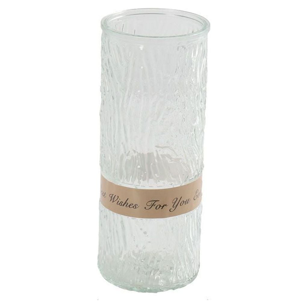 Oem - Florero Jarron Decorativo Vidrio Flores 26x10cm