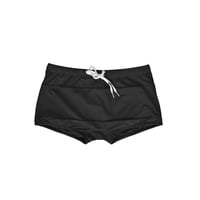 Samia - Short Tipo Bóxer Para Hombres Negro M