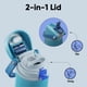 thumbnail image 3 of Botella de agua aislante Encool de acero inoxidable de 700 ml, color azul seda, 3 of 8